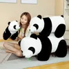 Poupées en peluche 20 cm Kawaii peluche panda jouets bel oreiller panda avec des feuilles de bambou en peluche ours animal doux joli cadeau d'anniversaire pour les enfants 230828