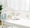 Bedrails Ademende Bumper Wiegjes Veilig Wasbaar Baby's Beddengoed Bumpers Wieg Gewatteerde Liners Kinderbox voor Kinderen 230828