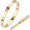 Designer Charm Charm Gold Gold Goldro Bracciale in acciaio Bracciale in incolore numeri romani incolori 18K