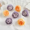 100Pcs Fake Roses Head Silk Peony Christmas Wreath Decoration for Home Wedding Flower Wall Party Scrapbooking Artificial Flowers HKD230829