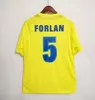 2005 2006 Villarreal Retro Soccer Jerseys Yellow 05 06 Classic Vintage Football Shirt Thai Quality Camisa de Futebol riquelme 5 forlan Kromkamp Cazorla