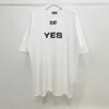 Homens camisetas Vetements de boa qualidade sim não moda t-shirt homens vetements mulheres camiseta vtm vintage manga curta roupas masculinas