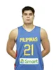 2023 Filipinas Jersey Equipo Nacional Copa Mundial 4 Kiefer Ravena Basketball Jersey 7 Timothy encabezado 15 de junio Mar Fardo 19 Kai Sotto 6 Clarkson Jalen XS-4XL