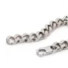 Bracelet Y2K 925 Argent MM6 Margiela Bracelet 20 cm Hommes Femmes Couple Classique Guba Main Chaîne Printemps Boucle Grave Numéro Étiquette Bijoux GYM