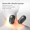 Back Massager Electric Massager Cervical Pillow Compress Vibration Massage Neck Traction Relax Sleeping Memory Foam Pillow Spine Support 230828