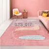 Carpets Simple Luxury Living Room Decoration Carpet Pink Girl Bedroom Bedside Bay Window Non-slip Carpets Home Balcony Kitchen Porch Rug x0829