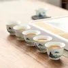 Tasses soucoupes 1 pièce, tasse à thé en céramique de Style chinois, tasse à thé de l'après-midi en porcelaine, bol à expresso, poterie, cadeau de café