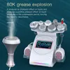 9 in 1 ultrasone 80K Lipolaser vacuümcavitatie RF Face Lifting Massager Cellulitis verwijderen Gewichtsverlies Huidverjonging Lichaamscontouren Afslankmachine