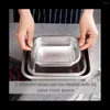 Storage Bottles Stainless Steel Food Containers Grade Metal Boxes Lunch Bento Box Meal Prep Container Set