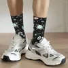 Herensokken Grappige Microbiologie Retro Harajuku Street Style Casual Patroon Crew Crazy Sock Gift Gedrukt