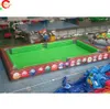 wholesale 12x6m (40x26ft) Nave libera Attività all'aperto Snooker calcio biliardo umano Tavolo da biliardo gonfiabile in vendita