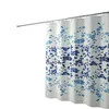 Shower Curtains Thickness Shower Curtain High Quality Mildew Proof Simple Modern Nordic Waterproof Flower Print Eco-Friendly R230829