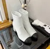 Kadın Botları Kanal Lüks Tasarım Vintage Dekoratif Mektup Sonbahar ve Kış Gündelik Martin Botlar Karlı Anti Kısa Çim Botlar