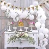 Vintage Jute Hessian Burlap Bunting Banner Wedding Birthday Party Photography Props Hanging Decoration Garland Flags with Rope HKD230829