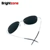Sunglasses 2023 Cool 100 Pure Rimless Polarized Lenses Grey Super Thin Sunshade UV protection UV400 230828