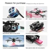 S151 Mini Dron 4K HD Dual Camera 360 Unikanie przeszkód Dronowych UAV Drone Bezpośrednie zasięg przepływu optycznego Podnoszącego dron FPV S151