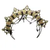 Gotisk lolita tiara krona pannband diy materialpaket solgudinna halo delar
