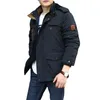 Jaquetas masculinas roupas térmicas inverno casacos frios blusão parka define penas parkas roupas masculino casaco de alta qualidade acolchoado