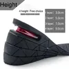 Shoe Parts Accessories 3-9CM Invisible Height Increased Insole Can Inserted Into The Sole Height Adjustable More Comfortable Supporting Insole Unisex 230829