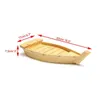 Sushi Tools Pratico 42X17X75Cm Cucina giapponese Barche Legno fatto a mano Semplice Nave Sashimi Piatti freddi assortiti Stoviglie 230828