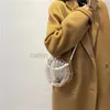 Shoulder Bags Heat-resistant transparent shell Designer Bag Women's fashionable acrylic pearl women's handDesigner Leisure solid box wallet caitlin_fashion_bags