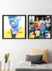 Music Bands Poster Prints Abstract Portrait Canvas Painting Wall Stiker Gift Room Art Silk Living Room Bar Boys Bedroom Home Decor No Frame Wo6