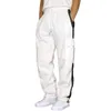 Pantaloni da uomo per uomo Outdoor Tasche grandi da lavoro Autunno Patchwork Tinta unita Sport casual Gamba dritta ampia