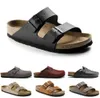 Sandálias Designer Birks Boston Clog Arizona Gizeh Homens Mulheres Verão Outono Inverno Chinelos Couro Senti Sliders Ao Ar Livre Indoor Buckle Strap Movimento Corrente