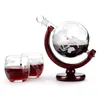نظارات النبيذ Globe نبيذ Decanter Glass Crystal Party Coetho Dispenser Bar Glassware Vodka Whisky Decanter Lead Free Pitcher Creative Gift 230828