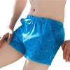 Cuecas Mens Impresso Boxer Briefs Home Sport Shorts Underwear Boxers de Algodão Grande Tamanho Sono Bottoms Absorção