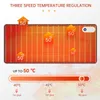 Carpets Intelligent Heated Mat Electric Heating Pad Home Office Desktop Adjustable Waterproof Table Mouse Winter Warmer