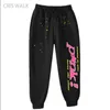 Spider555 Y2K Casual Pants Harajuku Hip-Hop Spider Fashion Letter Printing Slim Pants Punk Gothic Loose Casual Sweatpants Street Wear