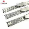 Watch Bands Stainless Steel Band Strap 20mm 22mm Seamless Folding Buckle Diving Men Sport Replacement Bracelet Watch Accessories for 230828