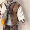 Kurtki ins moda mody chłopca kurtka baseballowa wiosna jesień maluch dzieci zagęści płaszcz dziewczęta