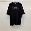 Mäns t-shirts god kvalitet Nya strass Vetement Black T-shirt Män Vetements Casual Women Tees VTM Oversize Shirts Menskläder