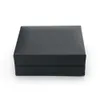 Коробки iGame, Новое поступление, модная коробка с запонками, 12 шт./лот, черный цвет, дизайн пальто из искусственной кожи, подарочная упаковка для мужских запонок, коробка для показа