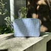 Классический прямоугольник Gingham Cosmetic Bags 25pcs Ga Warehouse Seersucker чек для макияжа корпус конфеты.