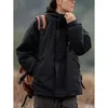 Vestes pour hommes manteau de charge imperméable 2023 automne/hiver extérieur lâche marque de mode style fonctionnel travail veste cargo