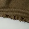 Męskie swetry haftowe list haftowy SWEATER DO KOBIET DOBRED DŁUGO SŁUKAMI SOUTHIZE