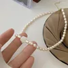 Chains Natural Freshwater Pearl Elegant Rose Flower 14K Gold Filled Ladies Chain Necklace Promotion Jewelry For Women