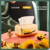 Keukenkranen Woonkamer Huishouden Desktop Creatieve Eenvoudige opslag Tissue Box Europese Retro Babydoekjes Papier