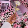 Decoratieve bloemen Kransen 10 stuks Valentijnsdag Creatief cadeau 24K folie Verguld Rose goud Roos duurt eeuwig Liefde Bruiloft Decor Minnaar Rozen Creatief cadeau 230828