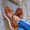 Women Sandals Shoes Summer for Fashion Solid Color Espadrilles Casual Cross Belt Wedge Sandal Outdoor Beach Ladies