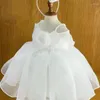 Girl Dresses Fluffy Organza Cute Handmade Kids Birthday Dress 1-14 Yrs Tulle Tutu Gowns Wedding Party Christmas Gift