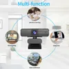 Ashu H701 Webcam 1080p Webcam couverture caméra Web à mise au point automatique avec Microphone caméra Web pour les appels vidéo sur ordinateur HKD230825 HKD230828 HKD230828