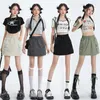Röcke Streetwear Cargo Mini Frauen Harajuku Vintage Y2K 90er Jahre lässig Hight Taille Armee grüne Kleidung Mode Taschen Kurzrock