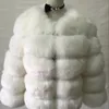Женская меховая фальшивка зимней холодной шерсти для женщин для женщин.