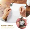 Pocket Watches Alloy Exquisite Necklace Watch: Vintage Tree Vine Graved Watch with Chain Xmas Graduation Födelsedag Fathers Day Gifts