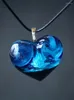 Pendant Necklaces Fashionable Elegant Natural Scenery Landscape Blue Love Necklace Holiday Gift