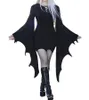 Women's Morticia Floor Dress Costume Adult Women Gothic Witch Vintage dress
